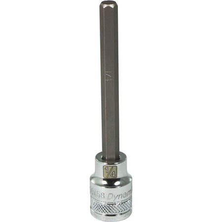 Dynamic 3/8" D BIT Socket HEX 1/4" LONG - wise-line-tools