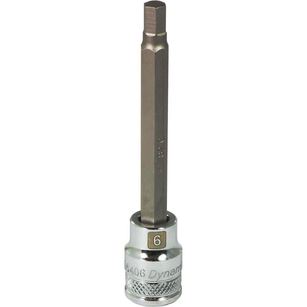 Dynamic 3/8" D BIT Socket HEX 6 MM LONG - wise-line-tools