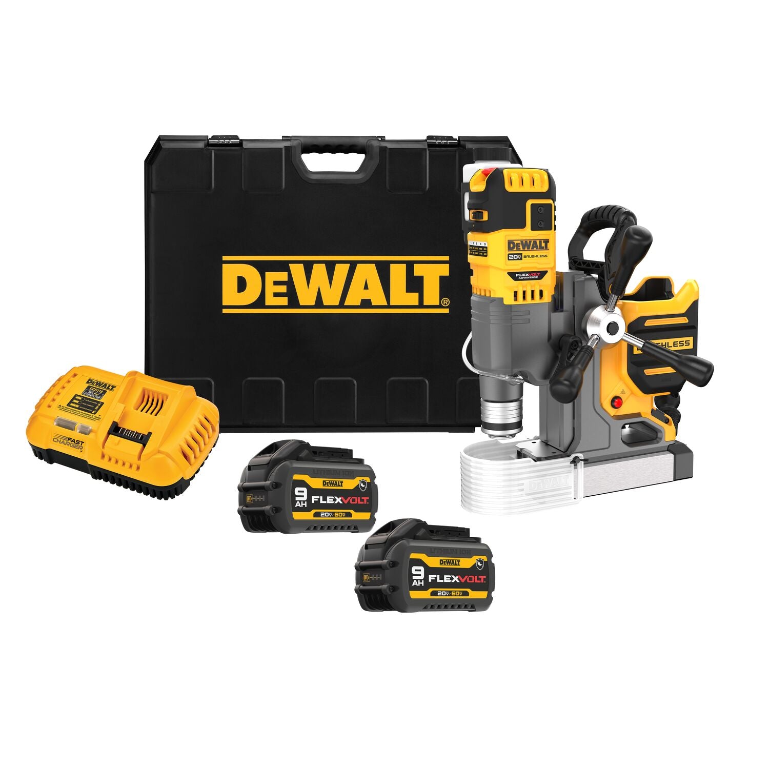 Dewalt DCD1623GX2 20V MAX* Brushless Cordless 2 in. Magnetic Drill Press with FLEXVOLT ADVANTAGE™ Kit
