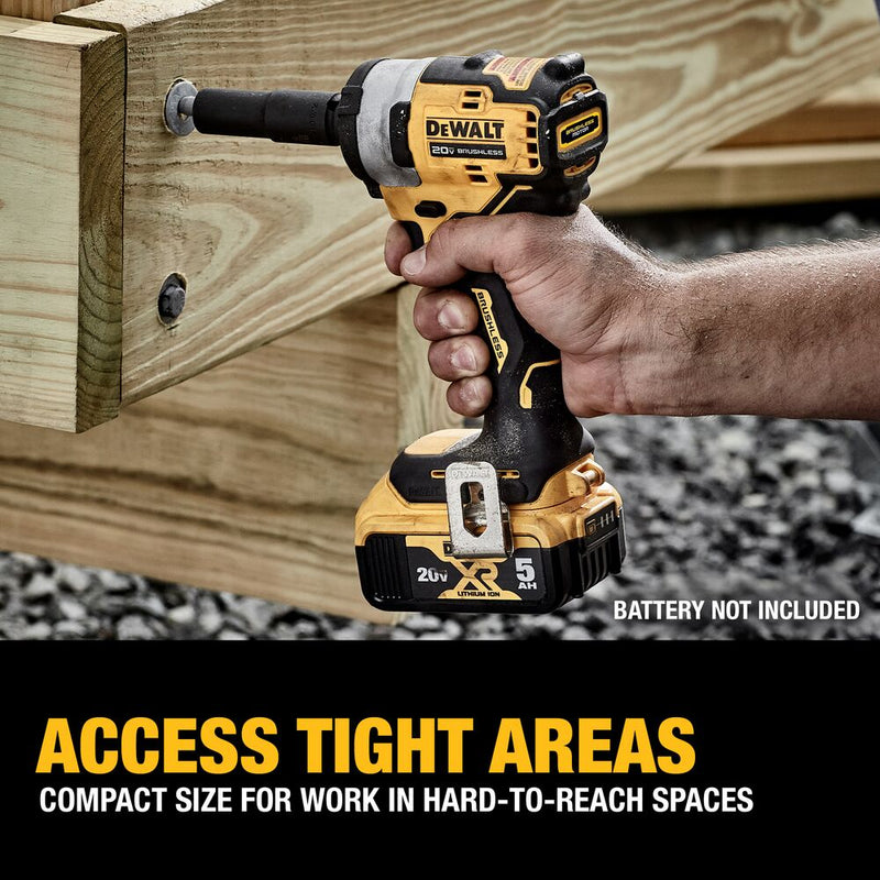 DEWALT DCF911B 20V MAX* 1/2" IMPACT WRENCH WITH HOG RING ANVIL (TOOL ONLY)