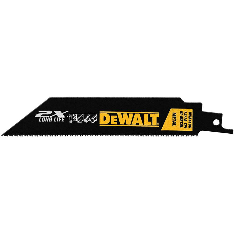 DEWALT DWA4186B - 6IN 14/18TPI Max Metal Recip BLD-100PK