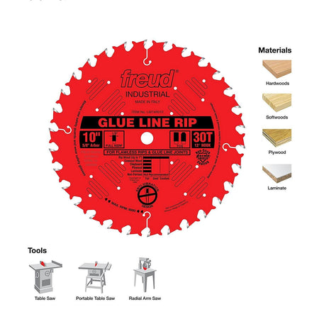 Freud 10" 30T Ripping Saw Blade - wise-line-tools