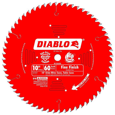 Freud Diablo 10" 60T Fine Finish Blade - wise-line-tools