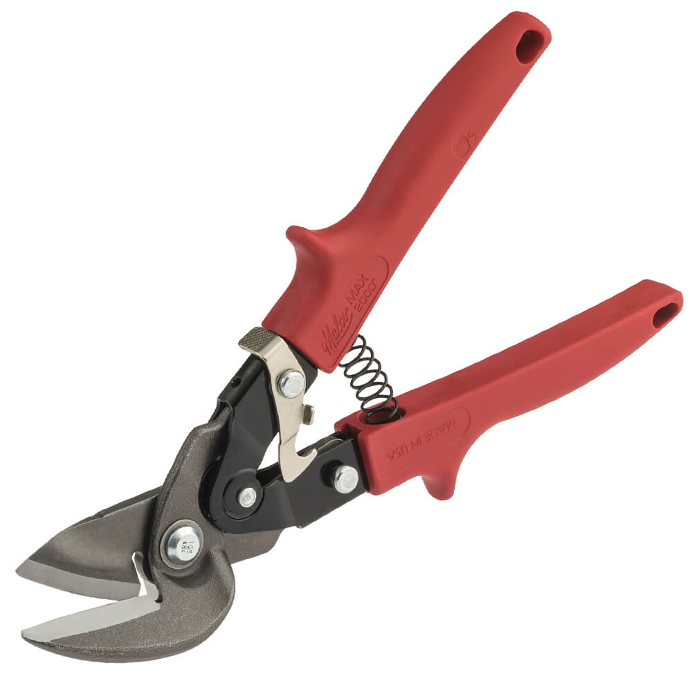 Malco M2006 1-1/4-Inch Cut Capacity 10-3/4-Inch Left Cut Offset Aviation Snip - wise-line-tools