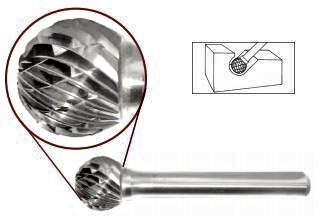 Norseman Ball Shape Carbide Burr - wise-line-tools