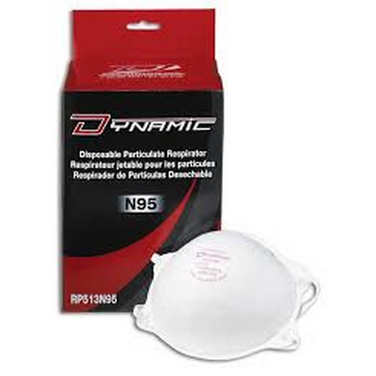 Dynamic RP513N95 - RESPIRATOR DISP. PARTICULATE  N95 - wise-line-tools