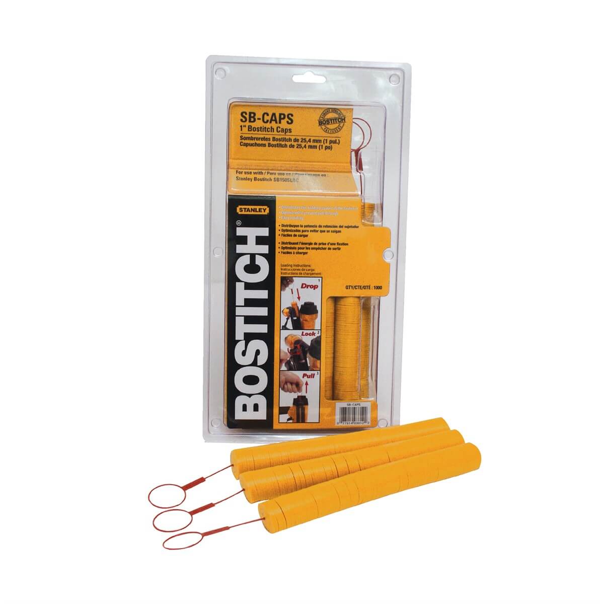 BOSTITCH SB-CAPS 1000 Caps for Cap Stapler and Nailer - wise-line-tools