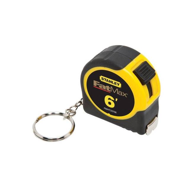 STANLEY  FMHT33706M  -  6ft Tape Rule Key Chain - wise-line-tools