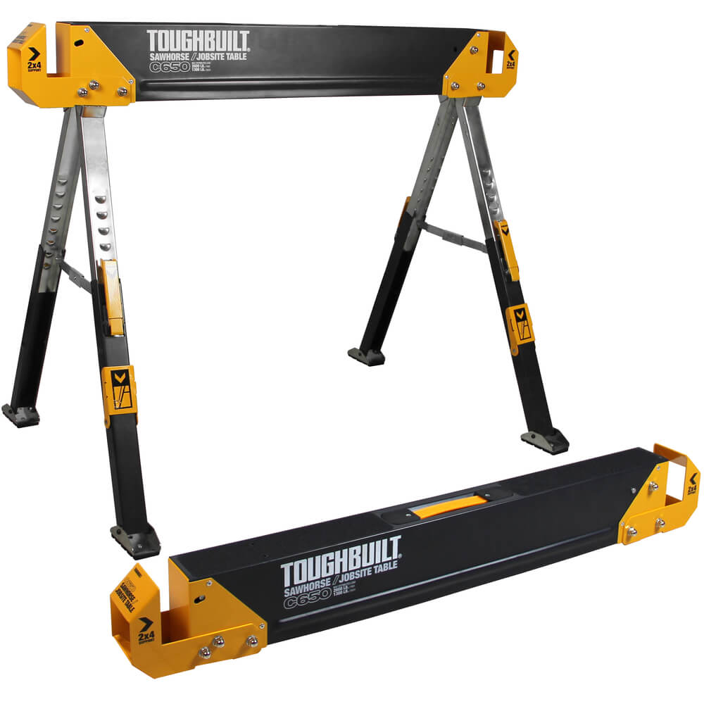 TOUGHBUILT C650 Sawhorse / Jobsite Table - wise-line-tools