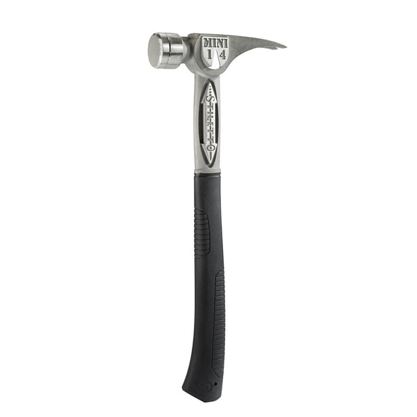 Stiletto TBM14RMC TiBone Mini-14 ounce Replaceable Milled Face Hammer - wise-line-tools