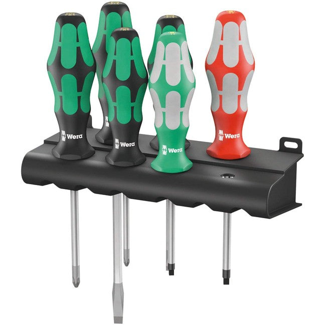 WERA  347778  -  6PC  KRAFTFORM  SCREWDRIVER SET SERIES 300 - wise-line-tools