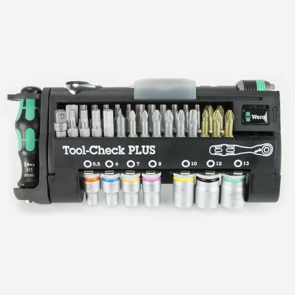 Wera 056490  -  Tool-Check Plus Bit Ratchet Set with Sockets - Metric - wise-line-tools