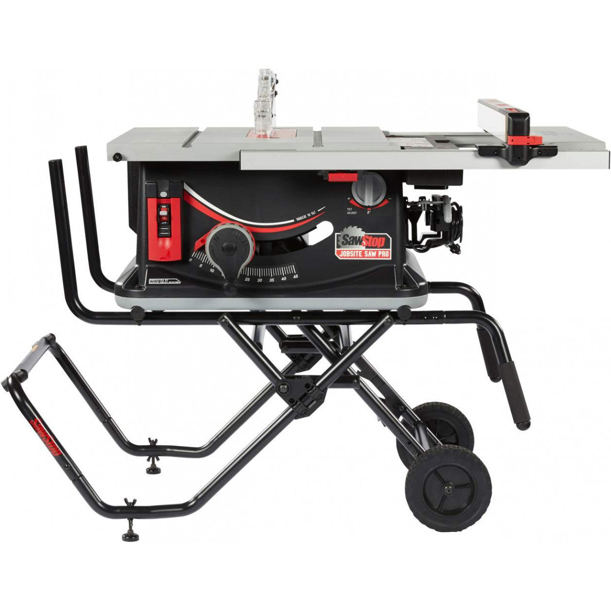 SawStop JSS-120A60  -  Jobsite Saw PRO with Mobile Cart Assembly - 15A,120V