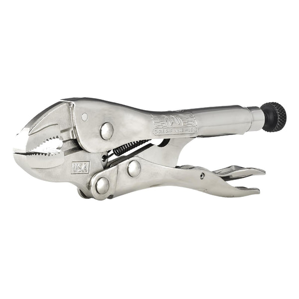 Malco Eagle Grip Curved Jaw Wire Cutting Locking Pliers LP7WC