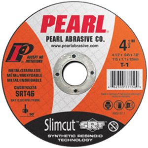 Pearl CWSRT0532A  -   5 X .045 X 7/8 Pearl Slimcut Srt Thin Cut-off Wheels, Type 1 - wise-line-tools