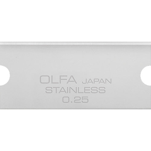 Olfa GSB-2S/6B  -  6pk 30mm Stainless Steel Scraper Blades