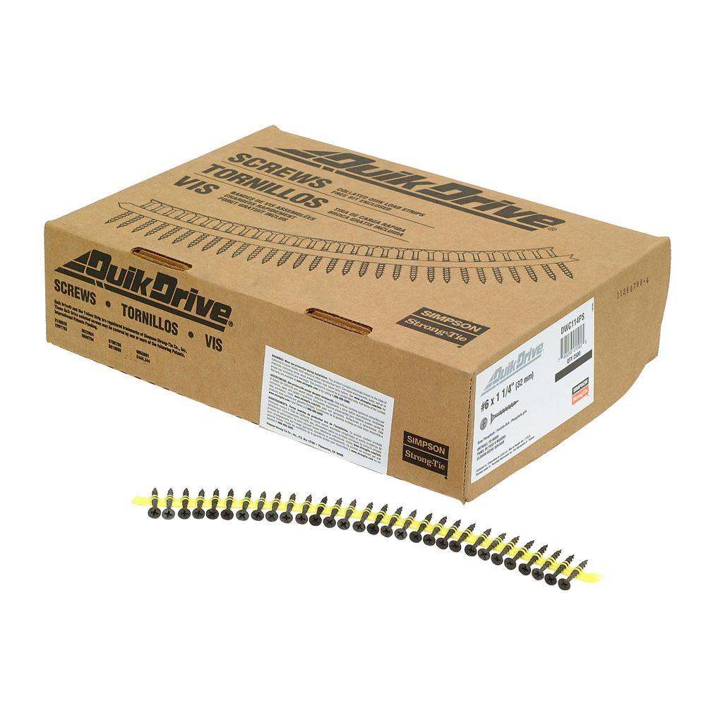 Quik Drive DWC114PS - Collated Drywall Screws