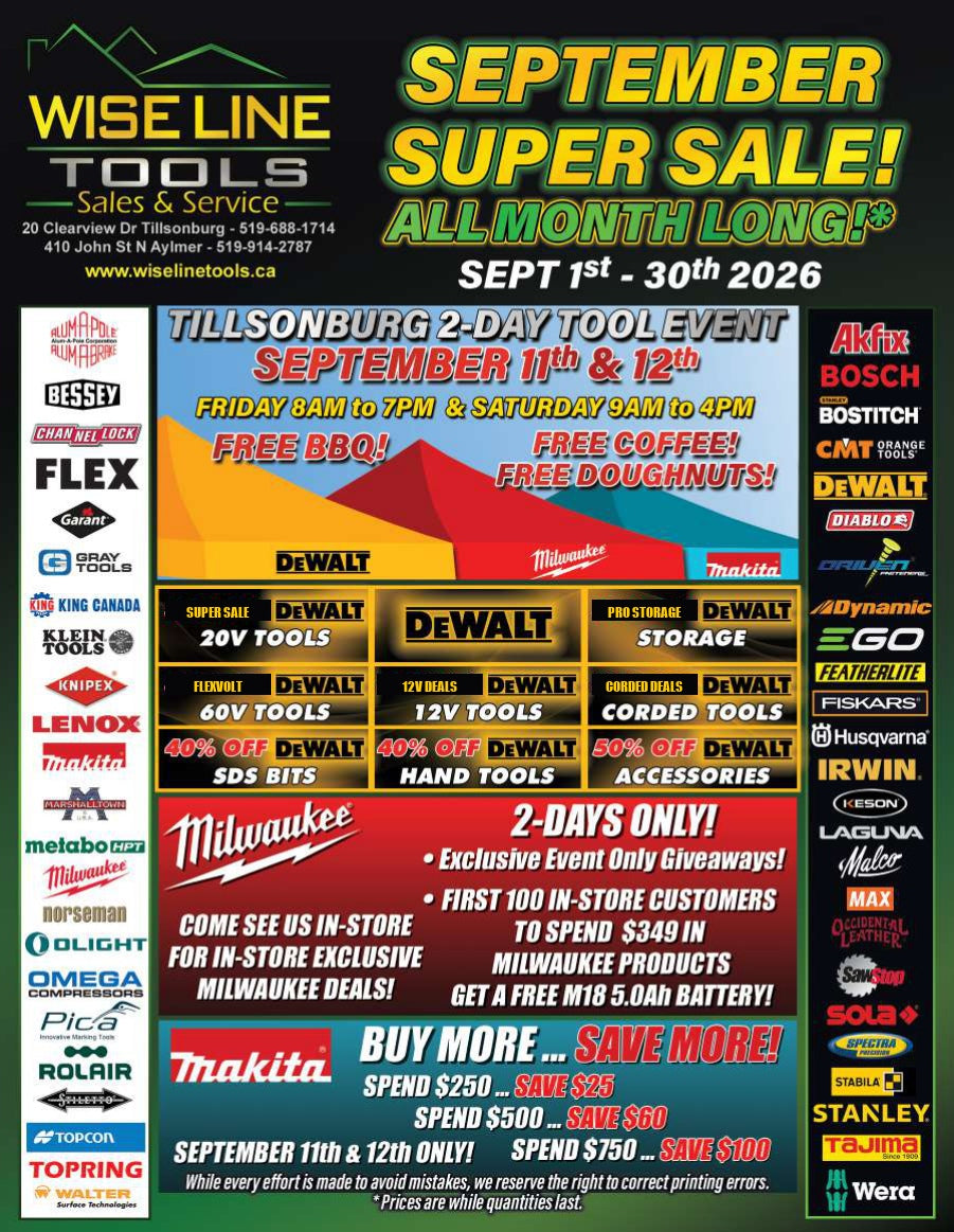 September Super Sale flyer cover